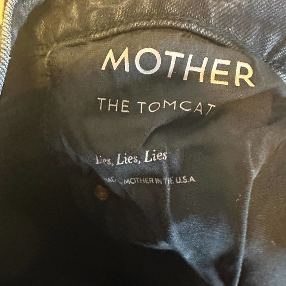 Mother Superior Black Tomcat Jeans Women’s 27 x 27 Read - Picture 5 of 11